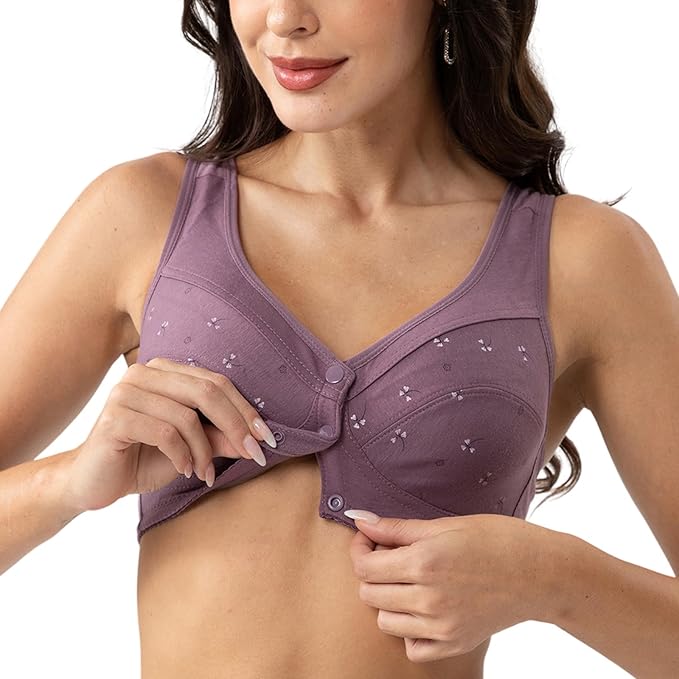 Soft Cotton Bra – Front Open